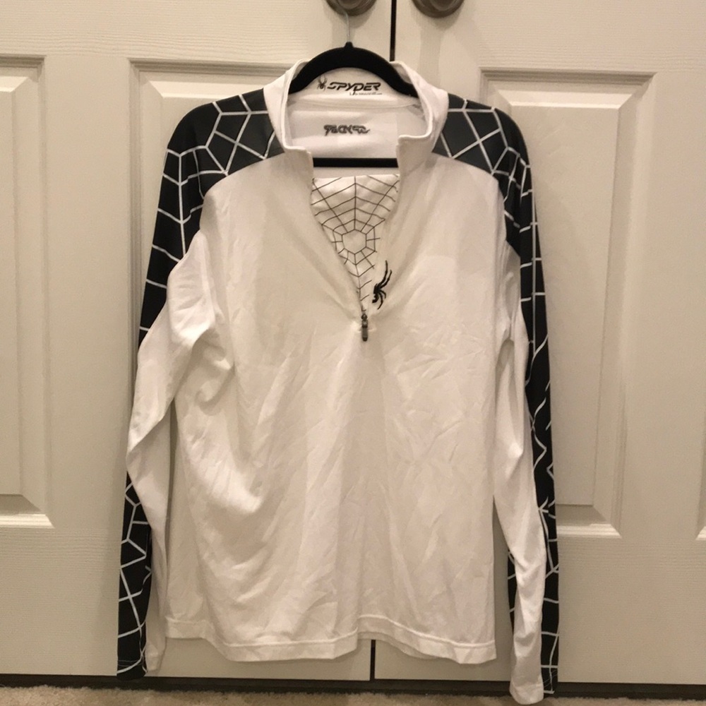Mens Spyder White Shirt